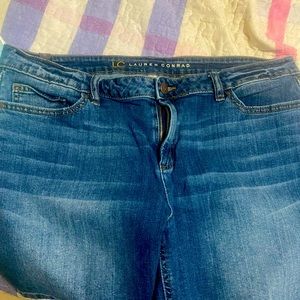Lauren Conrad blue jean shorts womens 16